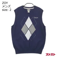 ZOY　ゾーイ　ネイビー ノースリーブベスト ZOY ゾーイ ネイビー ノースリーブベスト ZOY OFFICIAL｜ゾーイ