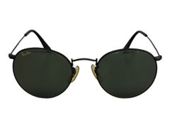 Ray-Ban (レイバン) ビンテージ ラウンドサングラス BL社製 ケース付き ブラック メンズ/065