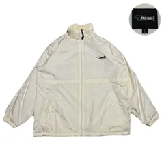 BearU.S.A ベアーユーエスエー NylonJacket ナイロンジャケット Hoodie パーカー フード収納型 EmbroideredLogo 刺繍ロゴ Drawcord ドローコード Nylon ナイロン Ivory アイボリー Lのサムネイル