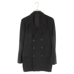 GUCCI (グッチ) ダブルPコート 56048G ウールジャケット ブラックのサムネイル