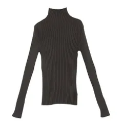 FRAY I.D - フレイアイディー 22AW ウールシルク リブハイネック ニット セーター 長袖 FRAY I.D - フレイアイディー 22AW ウールシルク リブハイネック