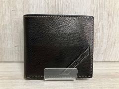 極美品✨カルティエ 折り財布 二つ折り札入れ サドルステッチ ダークブラウン 極美品✨カルティエ 折り財布 二つ折り札入れ サドルステッチ ダーク