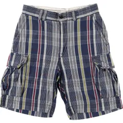 古着 ラルフローレン Ralph Lauren POLO by Ralph Lauren チェック柄 カーゴショーツ ショートパンツ メンズw32相当/eaa527636