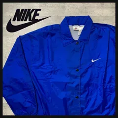 【90s】ナイキ　ナイロンジャケット　希少　白タグ　刺繍ロゴ　入手困難