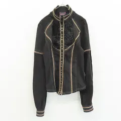 OzzOn Ozz Croce ダブルカラーデザイン ブラックシャツ OZZON（シャツ