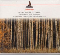 [CD/Scandinavian Classics]テレマン:トリオ・ソナタト短調TWV42:g9&トリオ・ソナタイ短調TWV42:a1他/ヴィッキ・ベックマン(rec)&ジョン・ホロウェイ(vn)&ヤープ・テア・リンデン(vc & vdg)他