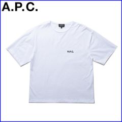 【新品】アー・ペー・セー 半袖Tシャツ A.P.C. COFDW H26194 JEREMY T-SHIRT cofdwh26194-aabWH