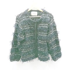 近年物】クリスチャンワイナンツ シャギーファージャケット シルク 
