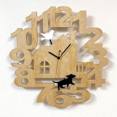 木製振り子時計 いぬ イシグロ/31263