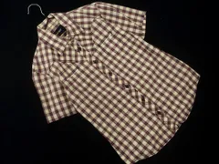 EASTBOY イーストボーイ チェック ブラウス シャツ size9/白ｘ赤x黄 ■◆ レディース