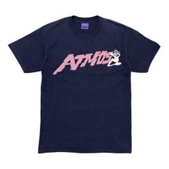 中古 アトモス ATMOS 半袖 Ｔシャツ クリーニング済み ネイビー メンズ M