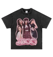 BLACKPINK JISOO ジス　ブラックピンクTシャツ_X-LARGE BLACKPINK JISOO ジス Lサイズ Tシャツ｜Yahoo!フリマ（旧
