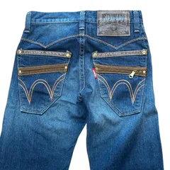 EDWIN XV EXS403 日本製 テーパードデニム インディゴ サイズ26 メンズXS エドウィン