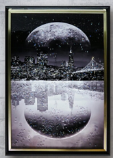 水晶パネル アートパネル      43×63cm