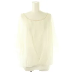 ロペピクニック ROPE Picnic ドルマンスリーブブラウス シアー 38 アイボリー ゴールド色 /DO ■OS ■AX