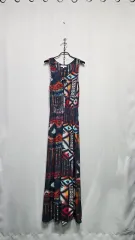 最終値下　美品　sandro サンドロ　レース　ノースリーブ　ワンピース　36 sandro(サンドロ) ノースリーブニットワンピース R30281E-20