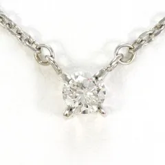 PT　PT850　ネックレス　necklace　ダイヤ　0.27　VS1　鑑定書　総重量約4.4g　約41cm