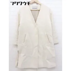 ■ NATURAL BEAUTY BASIC ナチュラルビューティーベーシック 長袖 コート サイズS アイボリー レディース  【中古】 【1107160010982】