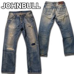 JOHNBULLヴィンテージ加工デニム ペイント ペンキ 1点物 岡山児島日本