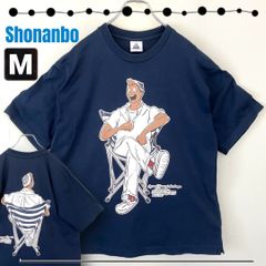 Shonanbo/ショーナンボー/ジョイマークデザイン★フロントバック両面プリントTシャツ★メンズM   #2505M027