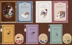 【中古】文房具その他 全5種セット ステーショナリーコレクション 「一番くじ 夏目友人帳 ニャンコ先生と読書の時間」 F賞