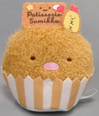 【中古】キーホルダー とんかつ カップケーキマスコット 「一番くじ すみっコぐらし～すみっコのスイーツタイム～」 D賞