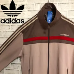 2024年最新】Adidas トラックジャケット ブラウン ベージュの人気アイテム - メルカリ