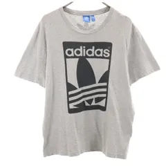 adidas Originals アディダスオリジナルス 半袖 Tシャツ O グレー レディース 古着