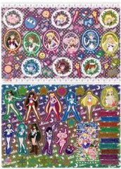 バンダイ ジャンボカードダス メタルシートステッカー2 セーラームーン　メタルシートステッカー2　全4種 セット
