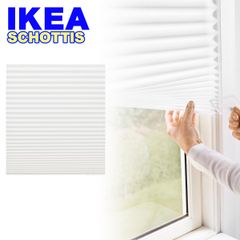 【新品】IKEA ブラインド カーテン SCHOTTIS ショッティス プリーツスクリーン ホワイト 90x190 cm すだれ イケア 家具