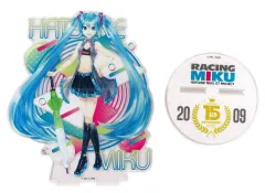 【中古】アクリルスタンド・アクリルパネル 初音ミク レーシングver.(2009) アクリルスタンド 「HATSUNE MIKU GT PROJECT 15th ANNIVERSARY!くじ」 A賞