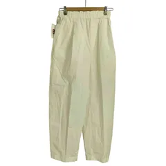 ユナイテッドアローズグリーンレーベルリラクシング UNITED ARROWS green label relaxing 24SS イージー カーブ パンツ オフホワイト レディース JPN：36 