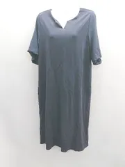 ◇ ⊂ closet story UNITED ARROWS パフスリーブ 半袖 ひざ下 ワンピース サイズ表記なし ネイビー レディース E  【1411210010885】