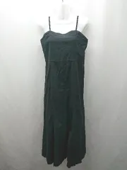 ◇ ⊂ Aunt Marie's　アントマリーズ - ロング キャミソールジップワンピース サイズF ブラック系 レディース E  【1507030006037】