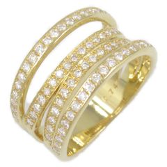 ジュエリー JEWELRY リング・指輪 ダイヤモンド リング ﾀﾞｲﾔ 7.3g #11 K18（イエローゴールド） ダイヤモンド リング レディース Used A