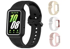 サムスン Galaxy Fit 3 / HUAWEI Band 8 / Band 9 用  バンド  シリコン 一体型 ギャラクシー FIT3 ベルト リストバンド交換 柔らか ウォッチ 腕時計 ウェアラブルスポーツ SmartWatch band