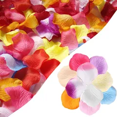 【特価商品】飾り付け 乙女心 お祝い パーティー 誕生日 バレンタイン 人気 店舗飾り ウエディング プロポーズ 写真影 フラワーシャワー 造花 バラの花びら おしゃれ 約2000枚 10色 紙吹雪