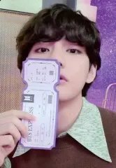 【中古】キャラカード [単品] ブイ(BTS/防弾少年団) ミニフォトカード 「BTS 2021 MUSTER SOWOOZOO」 ミニフォトカード(10パックセット)限定特典