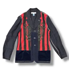 COMME des GARCONS SHIRT ジャージ 切替 リネン ジャケット コムデギャルソンシャツ S13029 マルチカラー S  78530A3のサムネイル
