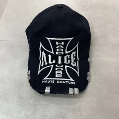 Alice Hollywood ダブルブリム ロゴ刺繍 キャップ ALICE HOLLYWOOD アリス ハリウッド SS25 TOKYO EXCLUSIVE