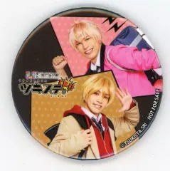 【中古】バッジ・ピンズ(男性) 横尾瑠尉(如月恋)＆輝山立(師走駆) 缶バッジ 「2.5次元ダンスライブ『ツキウタ。』ステージ ツキステ。 TRI!」 アニメイト 夏のオーディオ・ビジュアルまつり2017 ポイント交換景品