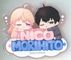 [중고] 클립 와카츠키 니코 & 을목 모리히토 [마녀 시계 트레이딩 아크릴 클립 네무네임]