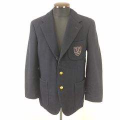 90s/Vintage★VAN JACKET【ヴァン ジャケット】テーラードジャケット/ブレザー/ブレザー【メンズS/黒/black】金ボタン/ウール/アウター/Jacket◆BJ007-i