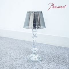 【展示品】Baccarat バカラ OUR FIRE アワファイヤー テーブルランプ ガラス シルバー フィリップ・スタルク 定価20万