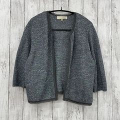 【 自由区 】ジユウク ラメ カーディガン グレー 40 Lサイズ