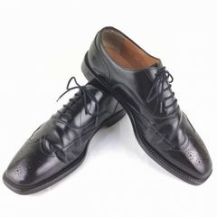 TOD'S トッズ ウィングチップ（6,5）革靴 ビジネスシューズ 黒 - メルカリ