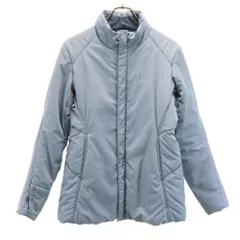 ナイキ 中綿ジャケット M ブルー系 NIKE 裏トリコット レディース