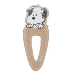 【メール便】スヌーピー ヘアアクセ ヘアクリップ アンディ ハート ピーナッツ カミオジャパン 前髪クリップ キャラクター グッズ 