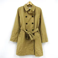 ショコラフィネローブ トレンチコート アウター ベルト付き レディース Lサイズ ベージュ chocol raffine robe 【中古】のサムネイル