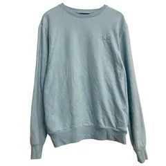 FILA ロゴスウェット トレーナー フィラ L ライトブルー 古着卸 アメリカ仕入 a701-6161